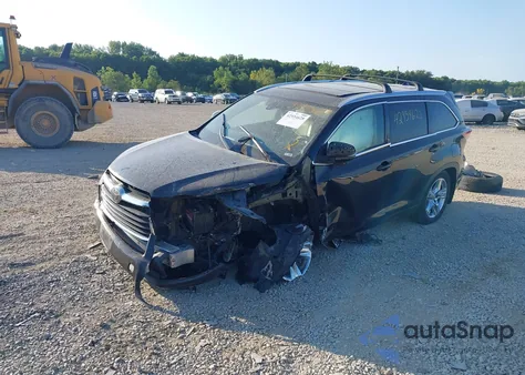 2015 Toyota Highlander Limited Platinum V6 z USA, uszkodzony, nr VIN 5TDDKRFH0FS099793